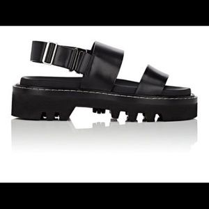Calvin Klein Collection Marli Leather Double Strap